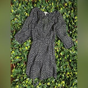 Joie Silk Black Sheer Dress Size XS